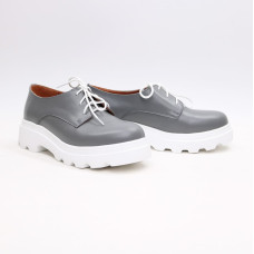 Туфлі з сірої шкіри Арт. 12-29/As23