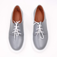 Туфлі з сірої шкіри Арт. 12-29/As23