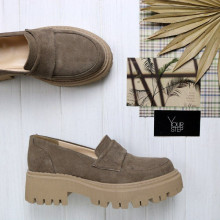 Лофери із натуральної замші Арт. As-15/21150(Б/Ф)