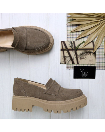 Лофери із натуральної замші Арт. As-15/21150(Б/Ф)