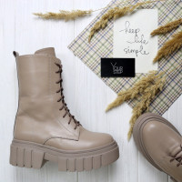 Бежеві черевики Арт. 12-30/As27(б/ф)