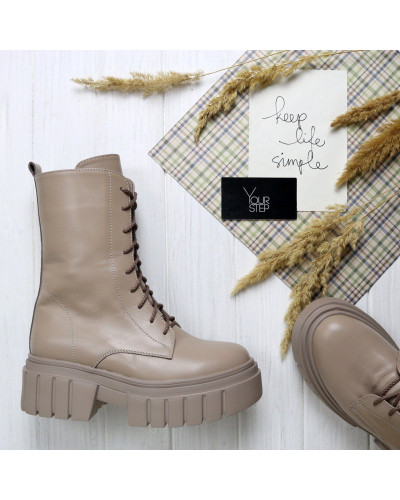 Бежеві черевики Арт. 12-30/As27(б/ф)