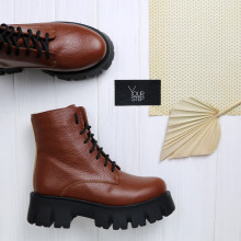 Черевики із рудої шкіри флотар Арт. As-8/21021