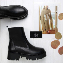 Челсі із чорної шкіри Арт. As-16/Carmen