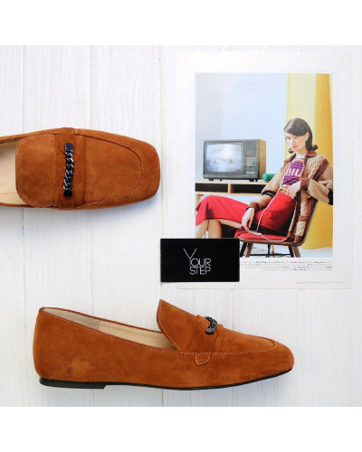 Руді лофери з квадратним носом Арт. 072-4-3827