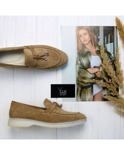 Лофери із натуральної замші Арт. 156-6/Hill2-F