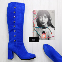 Чоботи з велюру Арт. 52-1Ок-3326(1)