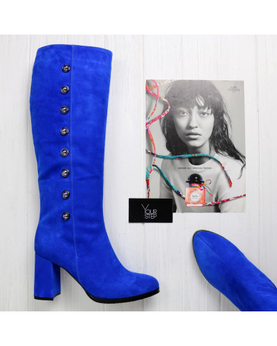 Чоботи з велюру Арт. 52-1Ок-3326(1)