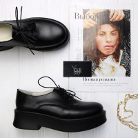 Туфлі з чорної шкіри Арт. 12-29/262