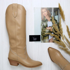 Високі Козаки зі шкіри Арт. 10140-1