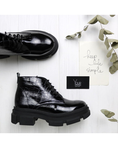 Чорні черевики Арт. 12-20/260