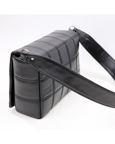 Сумка з чорної шкіри Арт. YS-1018(2)