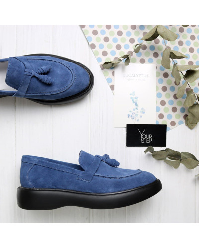 Замшеві лофери Арт. 156-6/Hill3-R