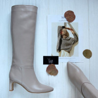 Бежеві високі чоботи Арт. 657-18/6045Kr