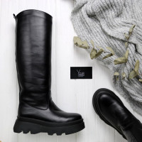 Високі чоботи із чорної шкіри Арт.12-33/Sonya6