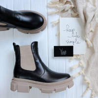 Челсі із чорної шкіри Арт. 12-1/260