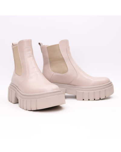 Челсі із темно-бежевої шкіри Арт. 12-1/As27