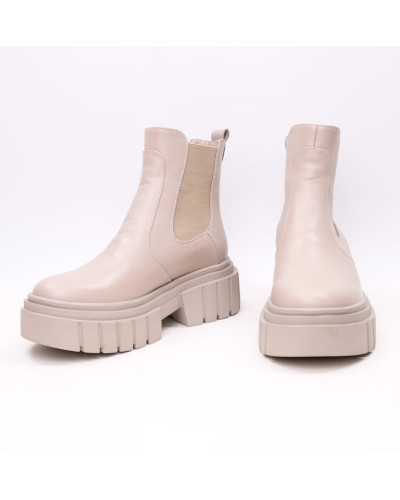 Челсі із темно-бежевої шкіри Арт. 12-1/As27