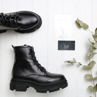 Черевики із чорної шкіри Арт. As-10/260