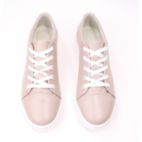 Кеди із бежевої шкіри Арт. Em-1