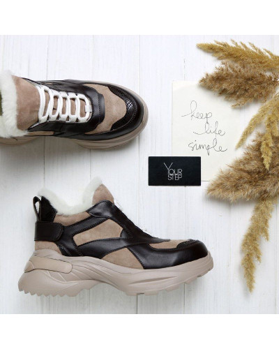 Кросівки бежевого кольору Арт. As-9/Sonya2