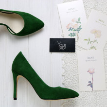 Замшеві туфлі-човники Арт. 35-5/60Ок