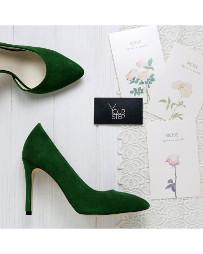 Замшеві туфлі-човники Арт. 35-5/60Ок