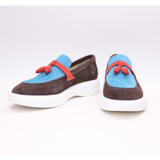 Лофери із натуральної замші Арт. 156-6/Hill3-R