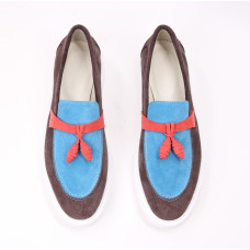 Лофери із натуральної замші Арт. 156-6/Hill3-R