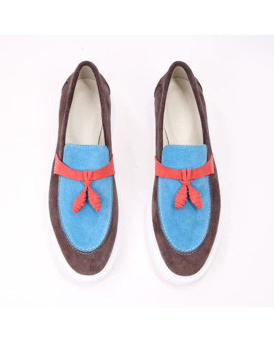 Лофери із натуральної замші Арт. 156-6/Hill3-R