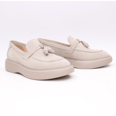 Лофери із бежевої замші Арт. 156-6/Hill3-R