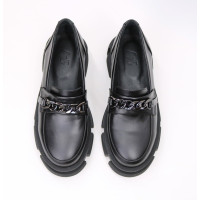 Лофери із чорної шкіри з фурнітурою Арт. As-15/21074