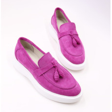 Лофери із натуральної замші Арт. 156-6/Hill3-R