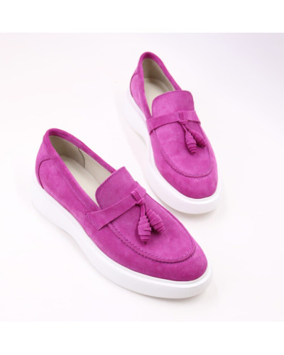 Лофери із натуральної замші Арт. 156-6/Hill3-R