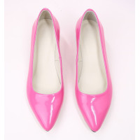Рожеві туфлі-човники з лаку Арт. 457-1/53Ок