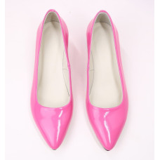 Рожеві туфлі-човники з лаку Арт. 457-1/53Ок