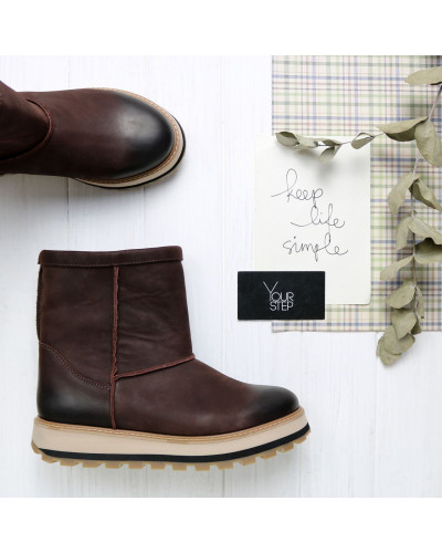 Уггі з нубуку з ефектом потертості Арт. As-20(Ev+Tr)