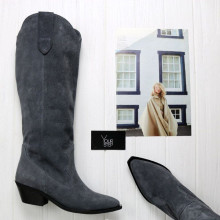 Високі Козаки із замші Арт. 10140-1