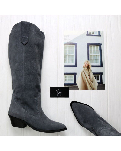 Високі «Козаки» із замші Арт. 10140-1