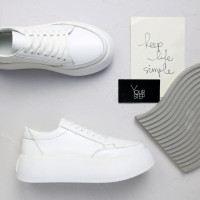 Білі шкіряні кеди Арт. Om-2/21165