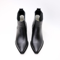 Чорні шкіряні Козаки Арт. 10140-3