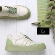 Кеди із натуральної шкіри Арт. 15-9/0133