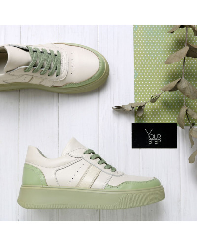 Кеди із натуральної шкіри Арт. 15-9/0133