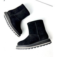 Чорні уггі із замші  Арт. As-20(Ev+Tr)