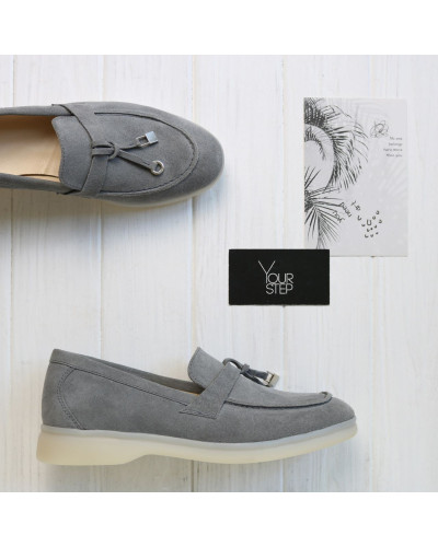 Лофери жіночі з замші Арт. 156-6/Hill2-F