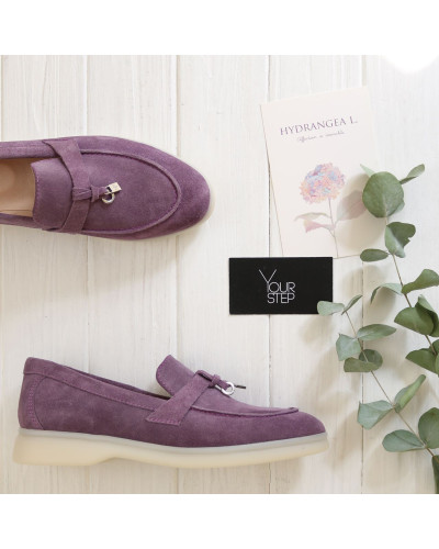 Лофери із натуральної замші Арт. 156-6/Hill2-F