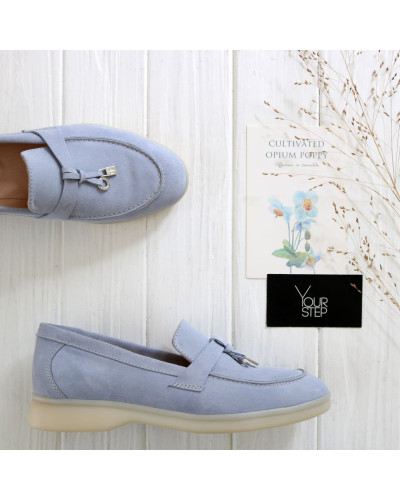 Замшеві лофери Арт. 156-6/Hill2-F