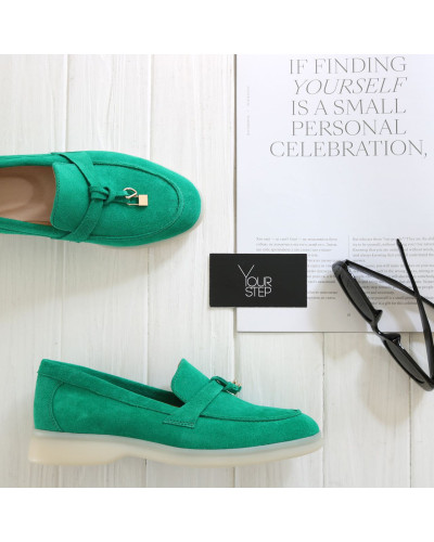 Замшеві лофери Арт. 156-6/Hill2-F