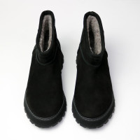 Чорні уггі із замші  Арт. As-20s(Ev+Tr)