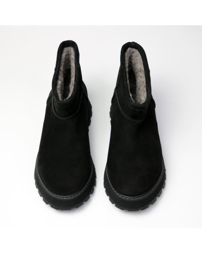 Чорні уггі із замші  Арт. As-20s(Ev+Tr)